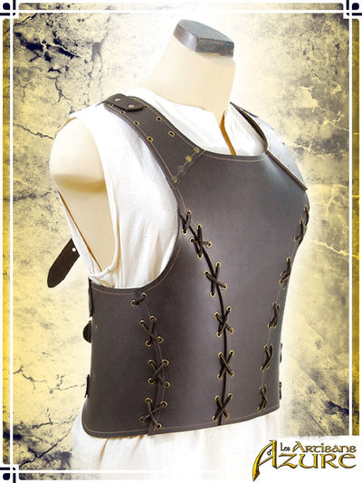 Borge Breastplate Leather Armors Les Artisans d'Azure Brown Medium 
