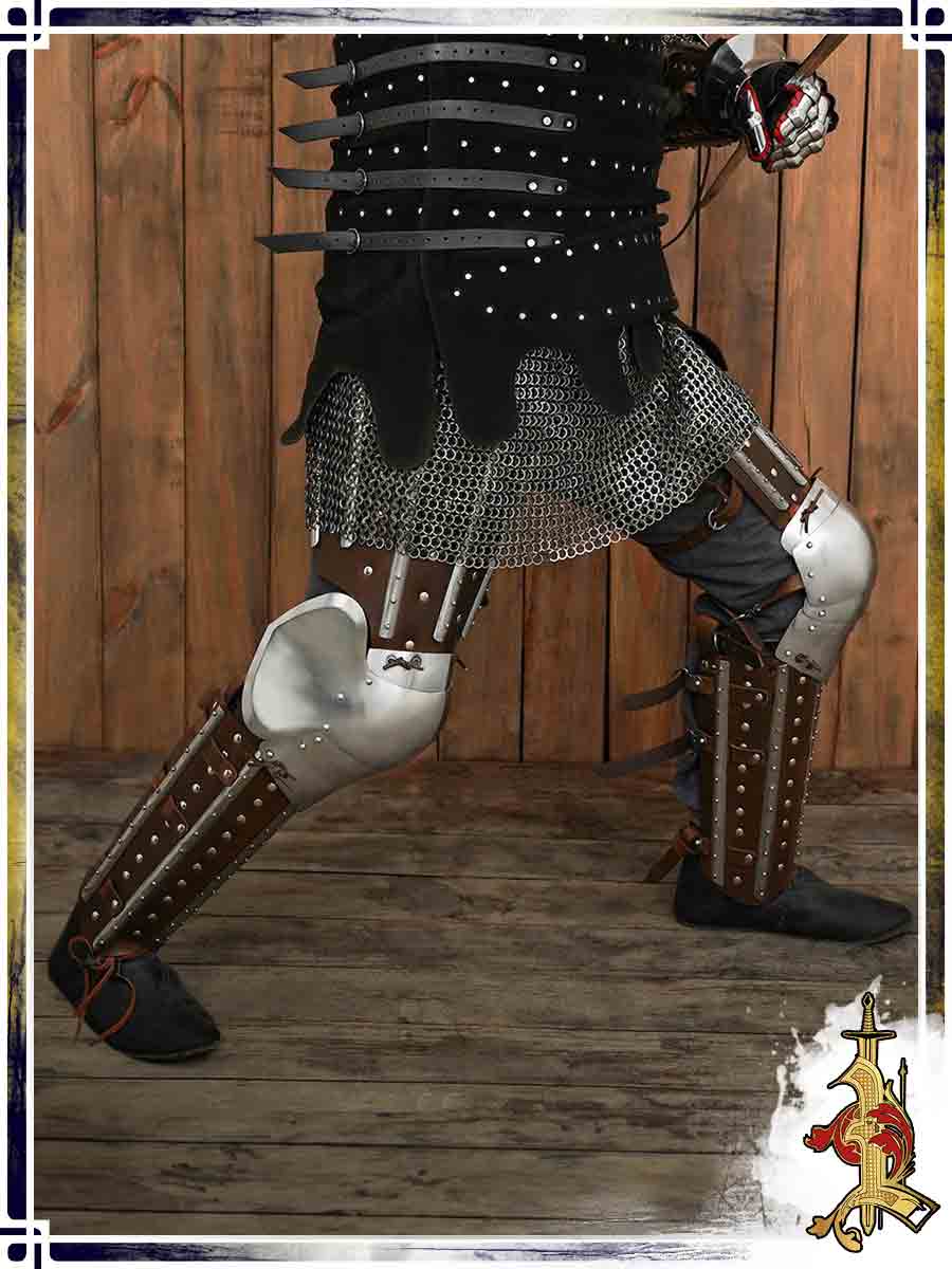 Brigandine Leg Armour Thighs & Knees Lord of Battles 