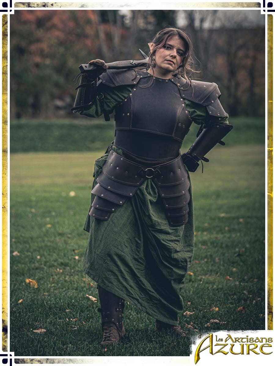 Classic Cuirass Leather Armor Breastplate for LARP (Torso) Les