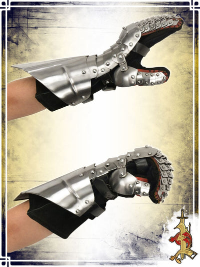 Combat Gauntlets – 18ga Plate Bracers Lord of Battles 