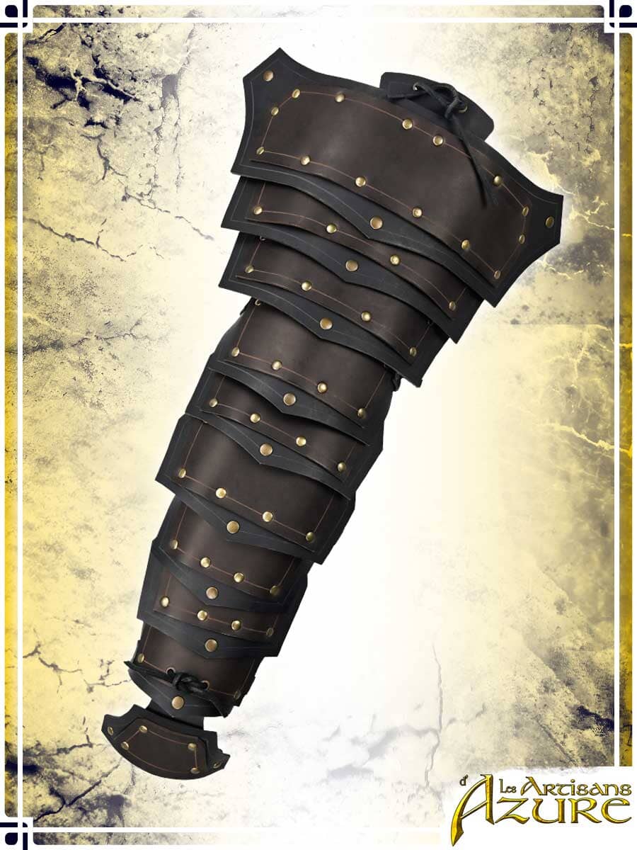 Conqueror's Arm Full Arms & Elbows Les Artisans d'Azure Brown|Black Left Shoulder 