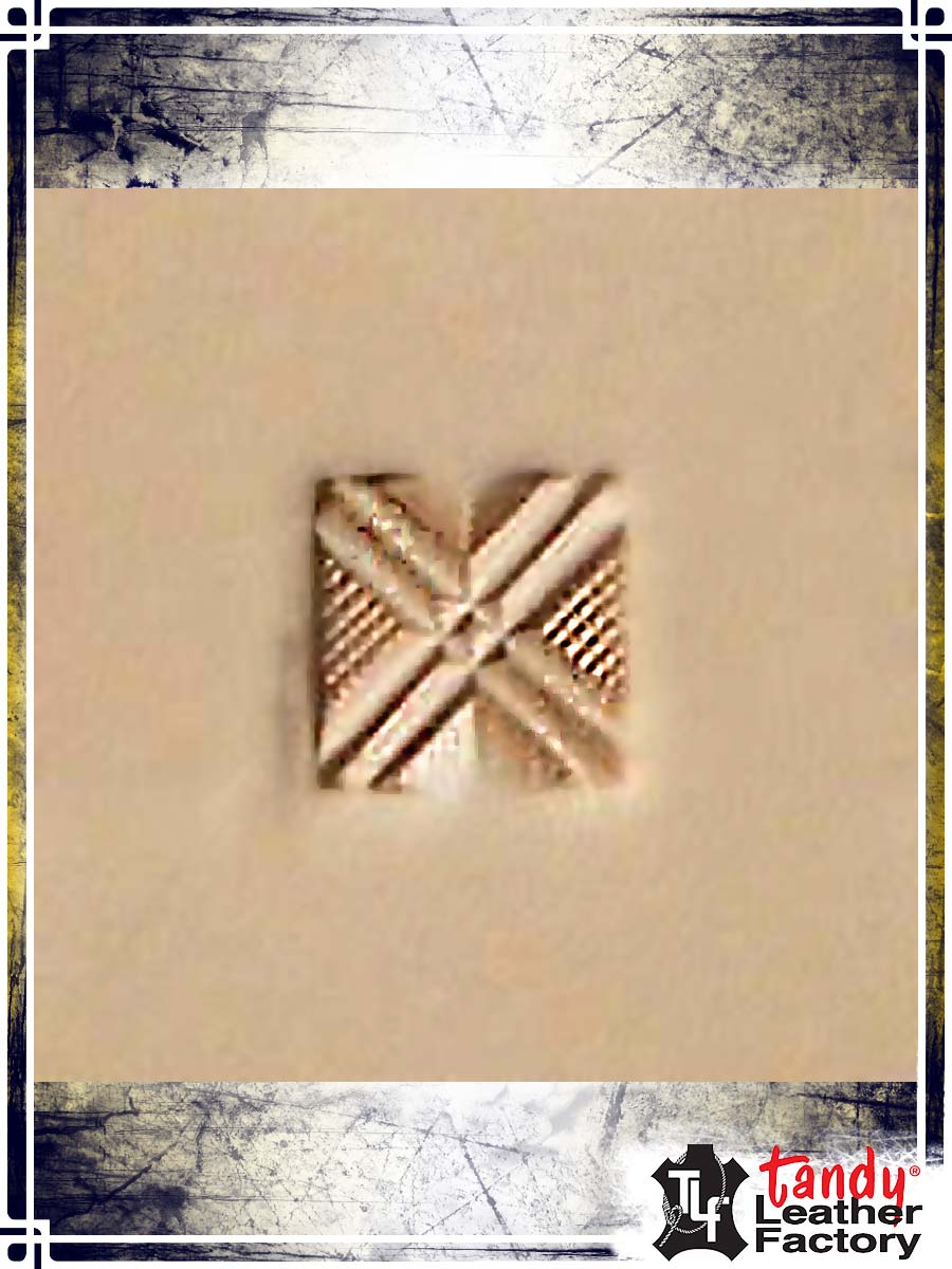 Craftool Geometric Stamp Leather Carving Tandy Leather #2 