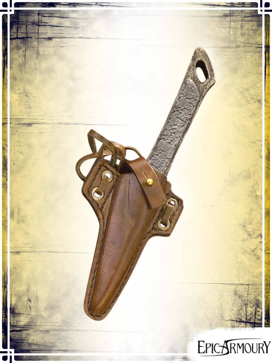 Cutthroat Knife with Holder Throwing Knives Epic Armoury Brown 