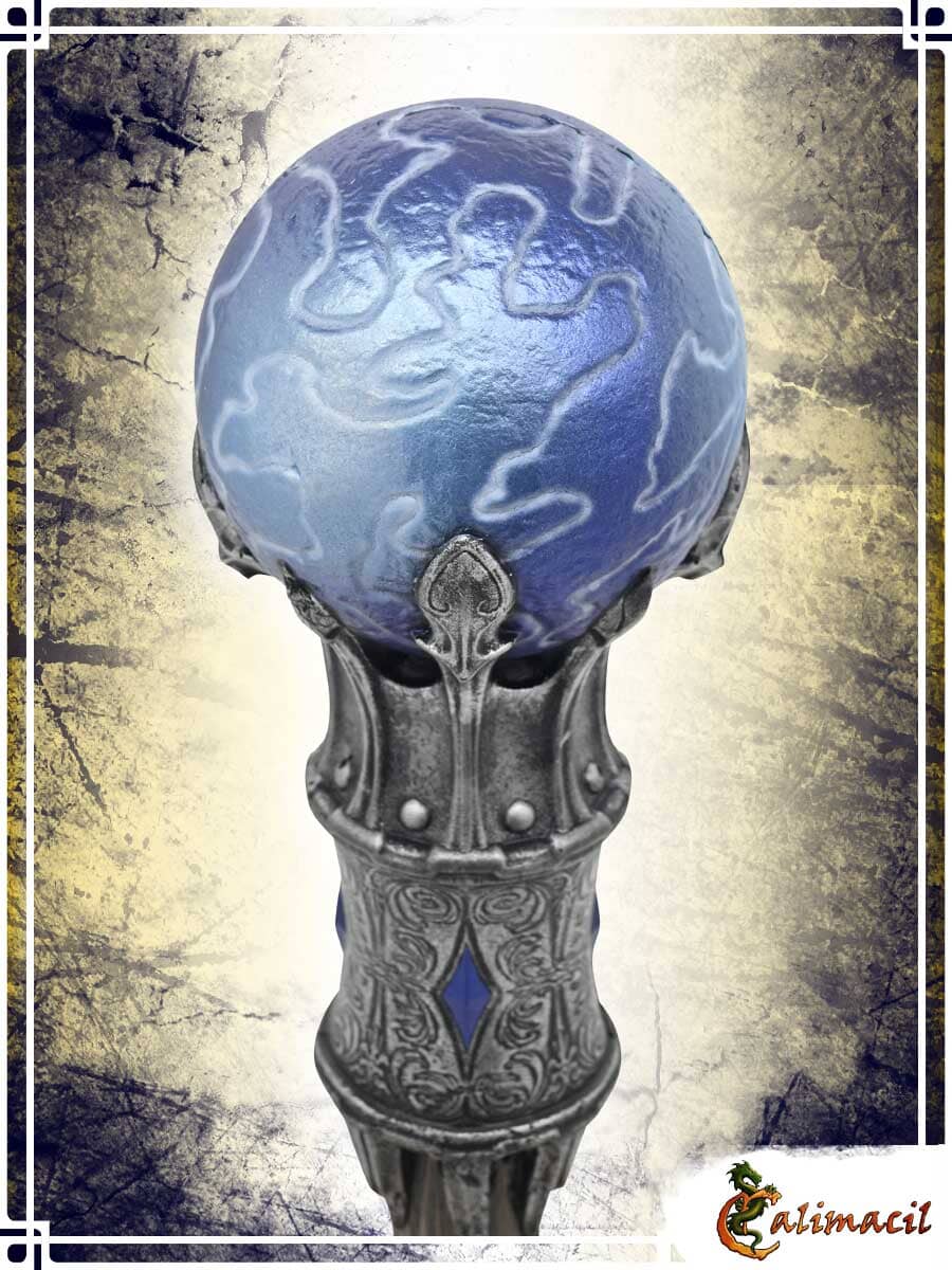 Ozoshann's Magical Orb Staff Head Polearms Calimacil Blue 