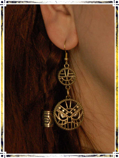 Dwarf Earrings Jewelry Copper Raven 