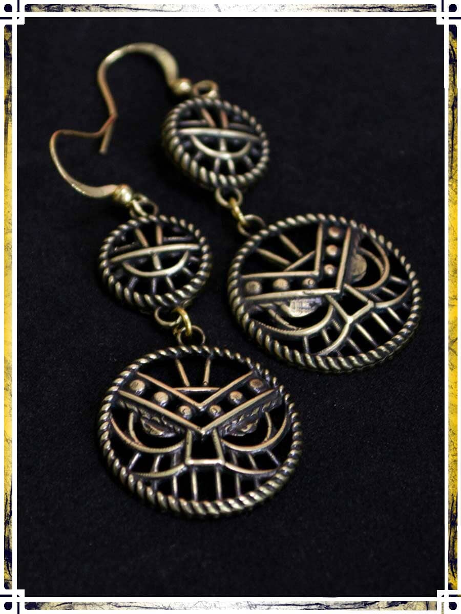 Dwarf Earrings Jewelry Copper Raven 