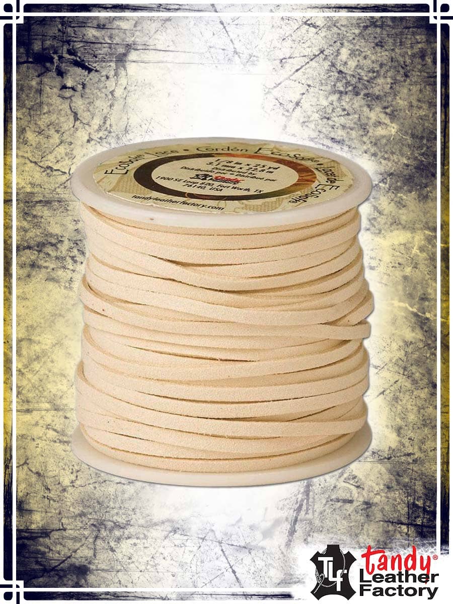 Eco-Soft Lace Threads & Laces Tandy Leather Cream 