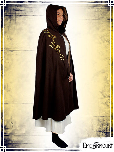 Exclusive Elven Cape Capes Epic Armoury Brown Small 