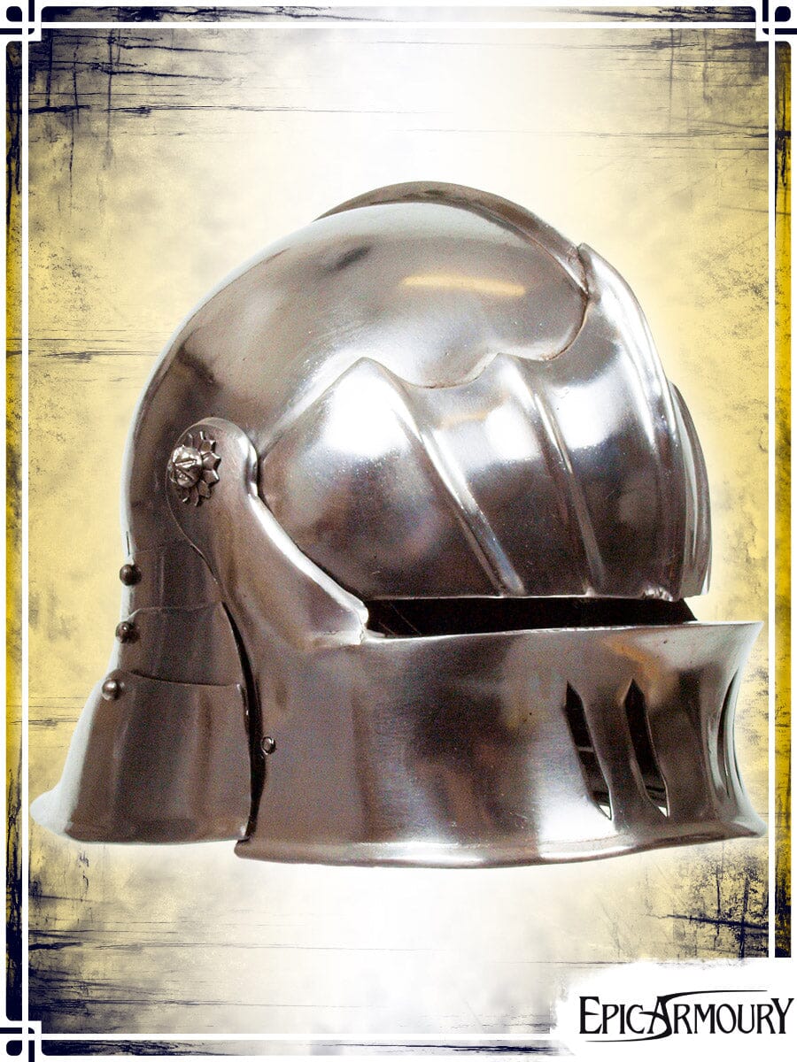 Gothic Sallet Plate Helmets Epic Armoury Shinny Medium 