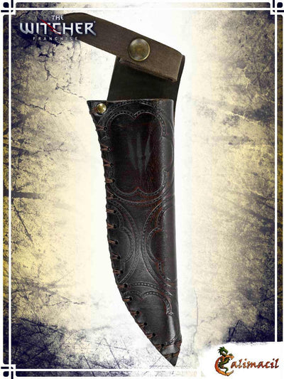 Hunting Knife Geralt's Scabbard - The Witcher Deluxe Scabbards Calimacil Left Side 