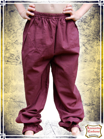 Kid Pants Boys Leonardo Carbone Brown XSmall 