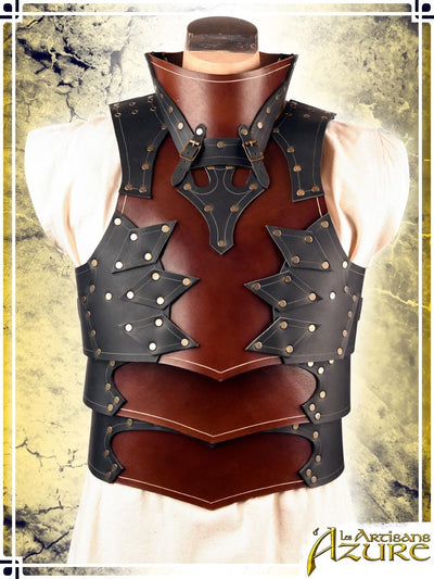 Knight Armor - Torso with gorget Leather Armors Les Artisans d'Azure 