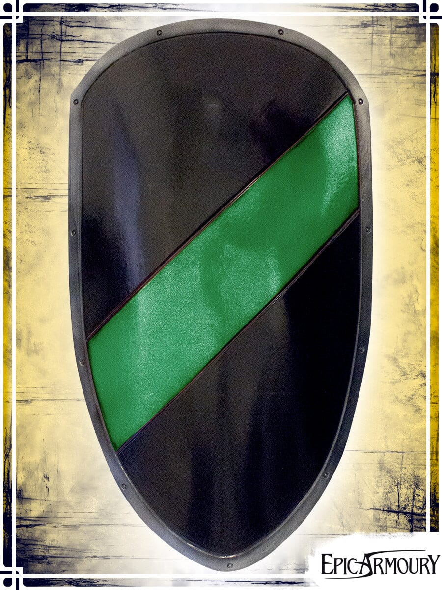 Large Shield Latex Shields Epic Armoury Black|Green Tower Shield 