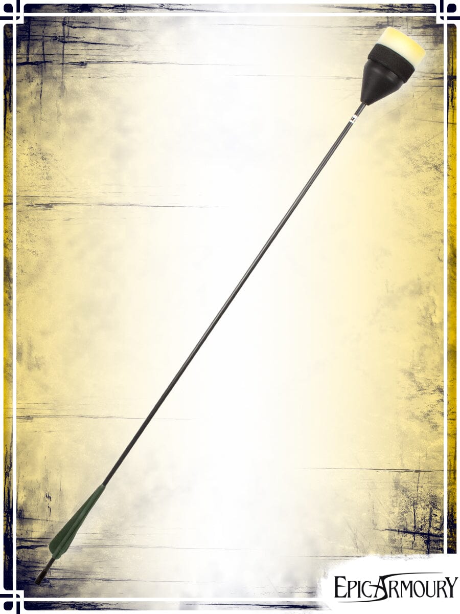 LARP Flathead Arrow - IDV Arrows Epic Armoury Green 