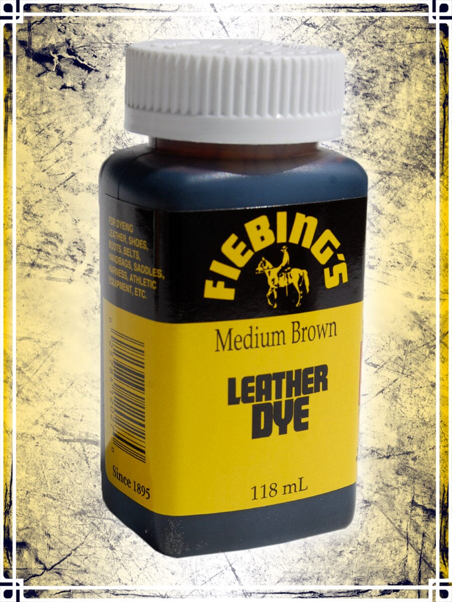 Leather Dye 4oz/118ml Leather Dyes & Varnishes Tandy Leather Medium Brown 4 oz 