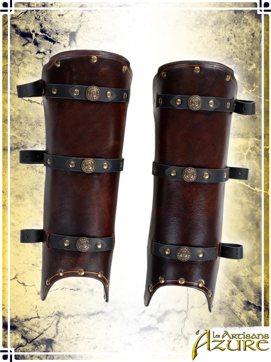 Legion Greaves Leather Greaves Les Artisans d'Azure 