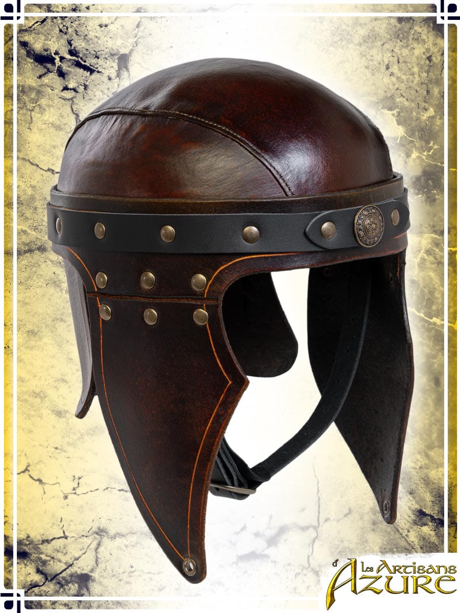 Legion Helmet Leather Helmets Les Artisans d'Azure 