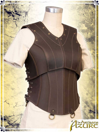 Light Shieldmaiden Leather Armor - Heroic Female Armors Les Artisans d'Azure 