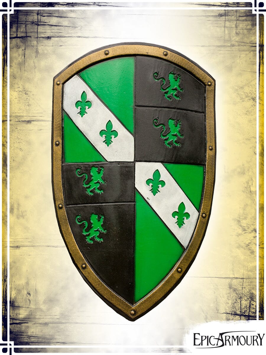 Lion Shield Latex Shields Epic Armoury Green Tower Shield 