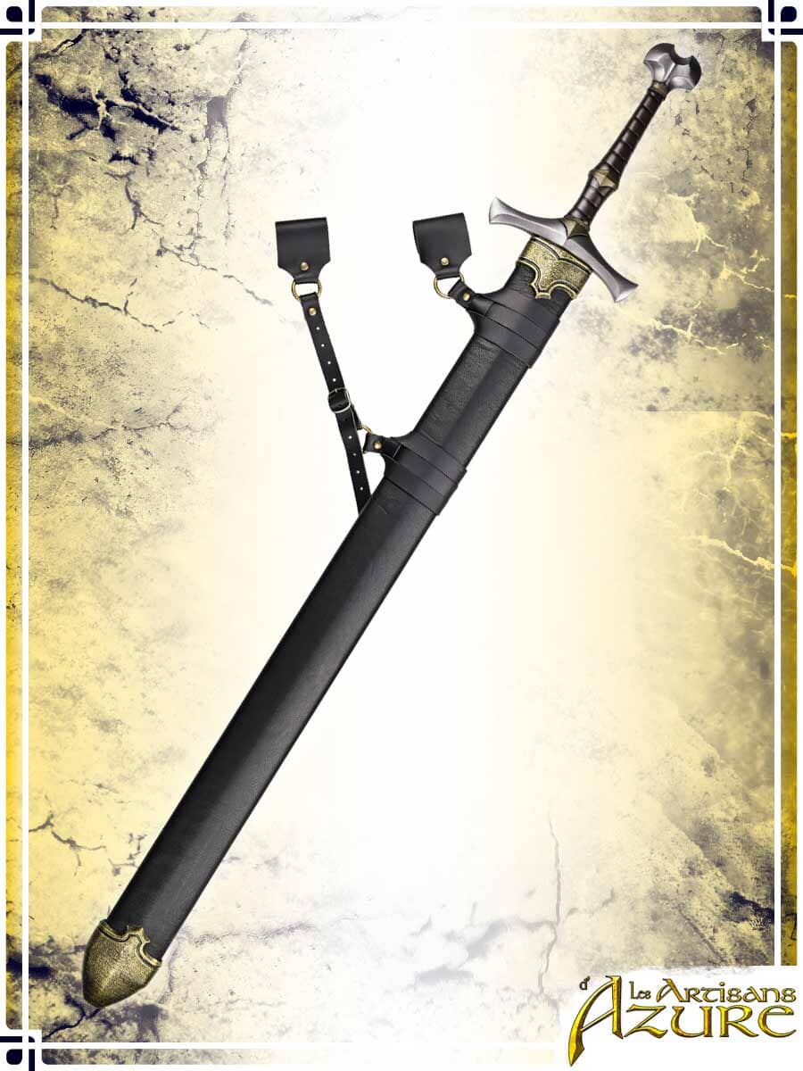 Man-at-Arms' Scabbard - Long Deluxe Scabbards Les Artisans d'Azure 