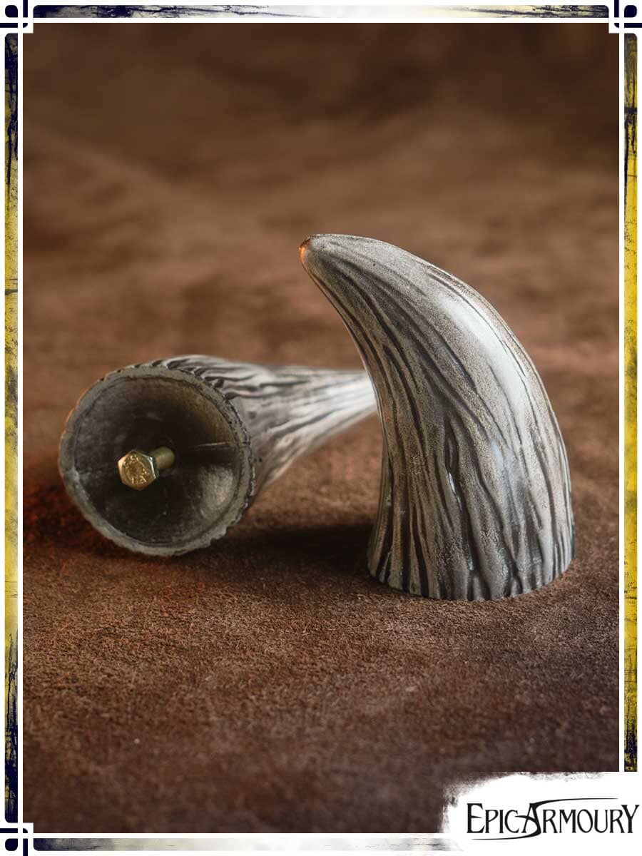 Mountable Demon Horns Supplies Epic Armoury Bone Medium 