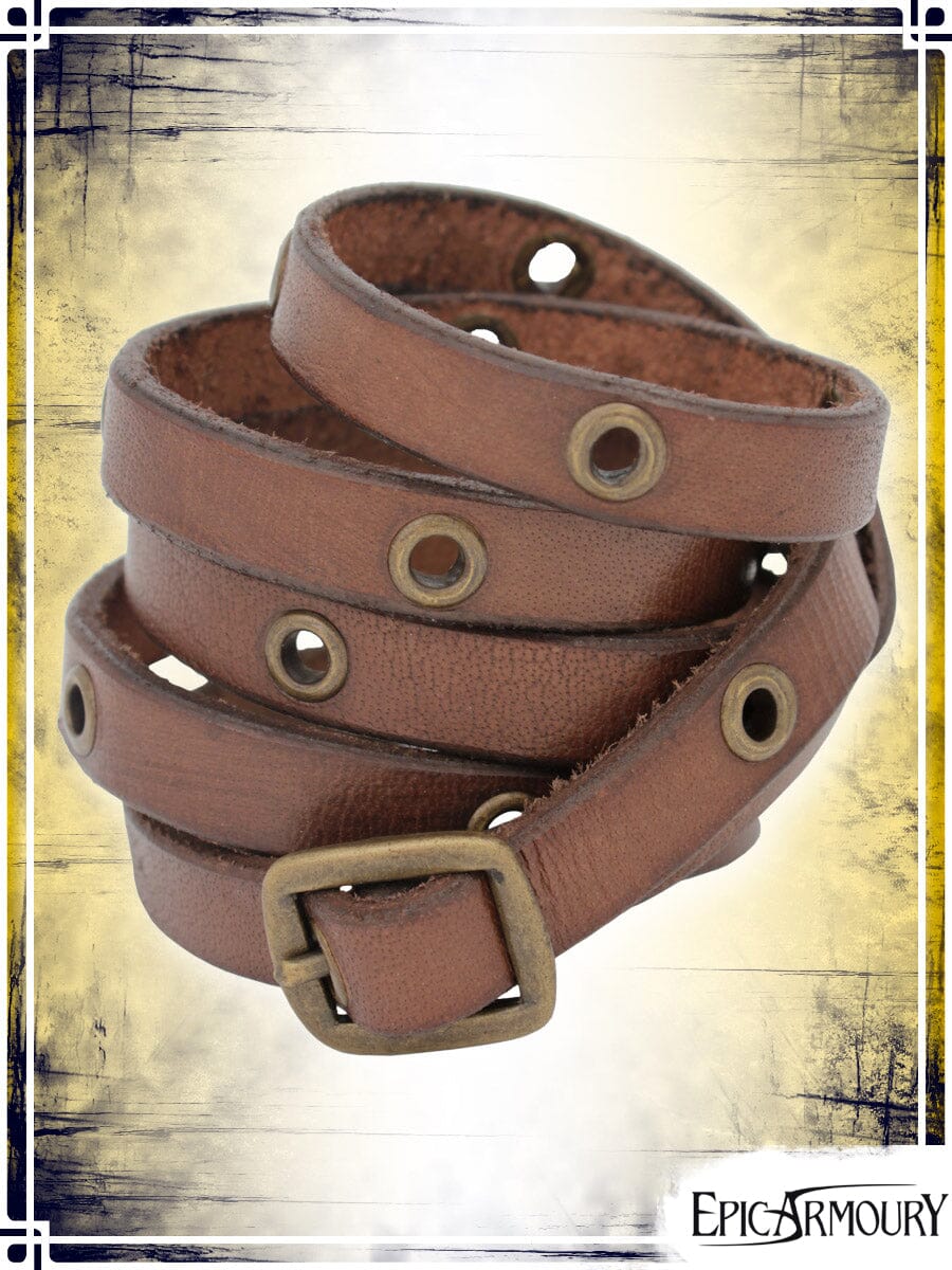 Multistrap Bracelet Jewelry Epic Armoury Brown 