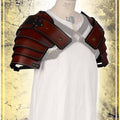 Roman Pauldrons Leather Pauldrons Les Artisans d'Azure 