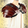 Roman Pauldrons 1 (To be Discontinued) Leather Pauldrons Les Artisans d'Azure 