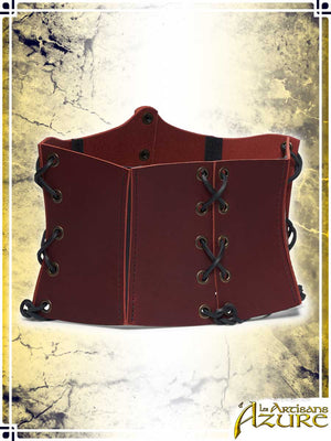 Long Corset Belt Corsets & Large Belts Les Artisans d'Azure XSmall Red 