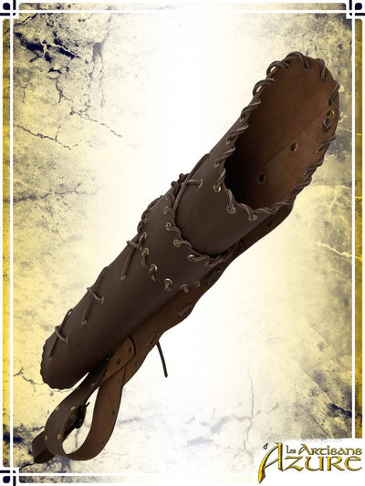 Laced Quiver Quivers Les Artisans d'Azure Brown Left Hand 
