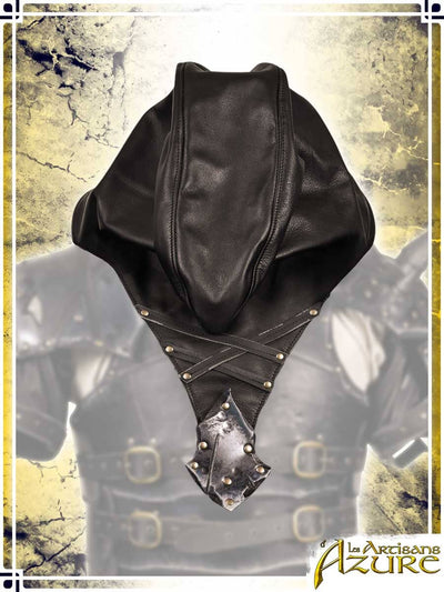 Ashwalker Leather Hood Hoods Les Artisans d'Azure 