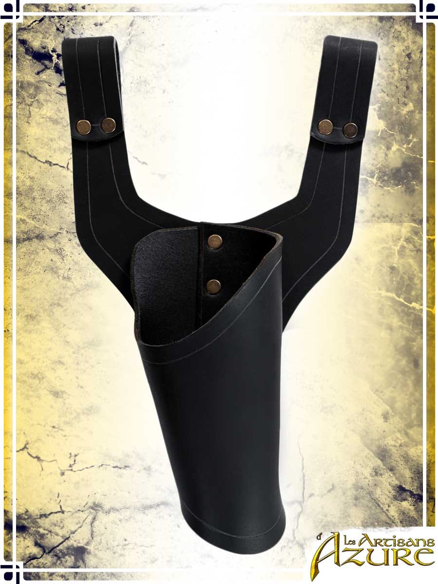 Pistol Holster Pistols Les Artisans d'Azure Left Hand Black 