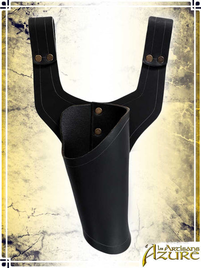 Pistol Holster Pistols Les Artisans d'Azure Left Hand Black 