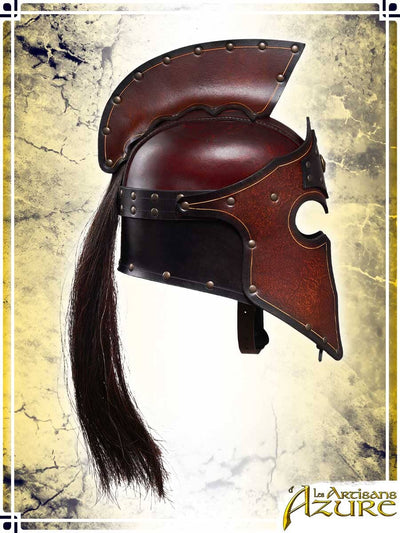 Roman Helm Leather Helmets Les Artisans d'Azure 