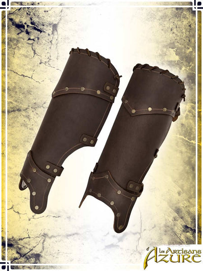 Scoundrel Greaves Leather Greaves Les Artisans d'Azure 