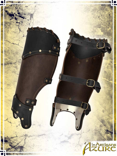 Scoundrel Greaves Leather Greaves Les Artisans d'Azure 