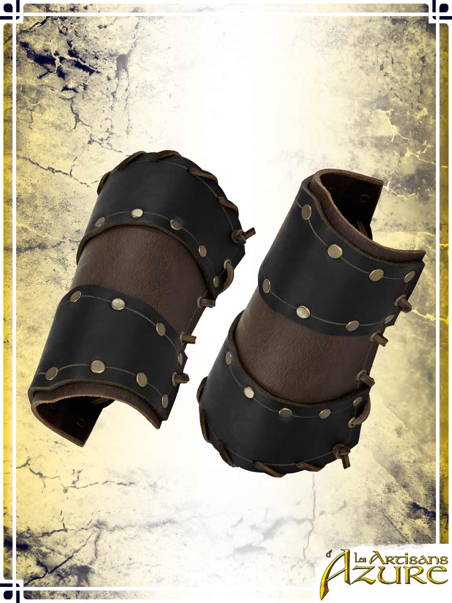 Scoundrel Bracers Leather Bracers Les Artisans d'Azure 
