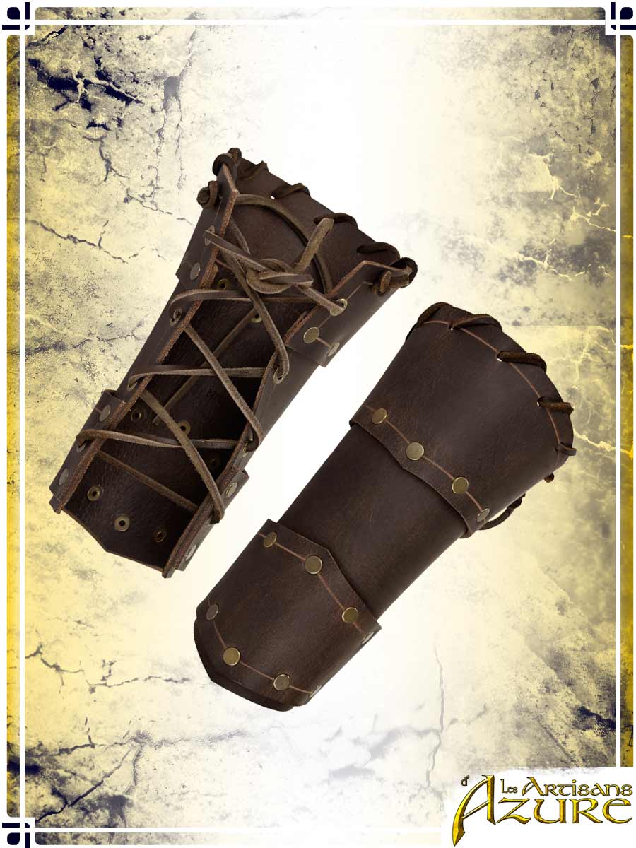 Scoundrel Bracers Leather Bracers Les Artisans d'Azure 