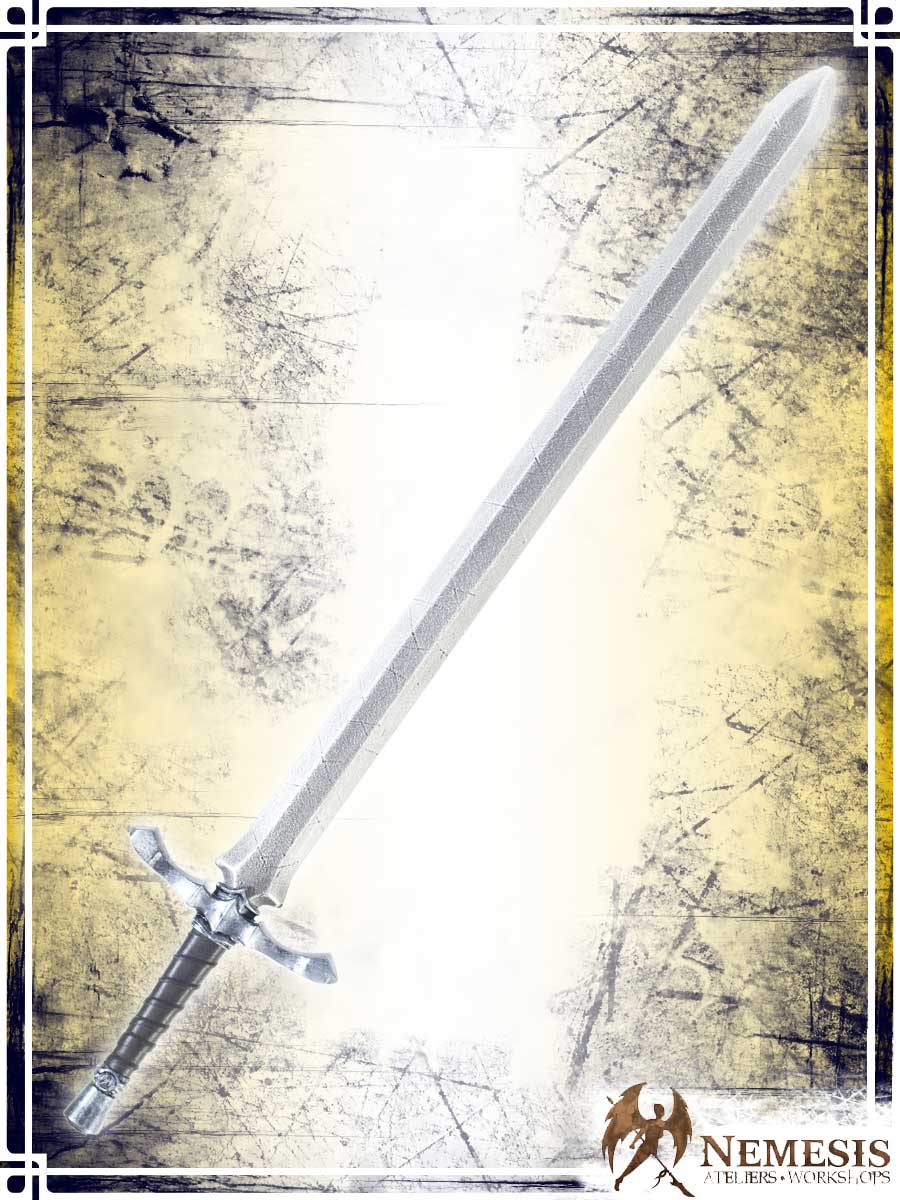 Noble's Sword Swords (Web) Ateliers Nemesis - Artisan Notched Steel Long Wood|Leather Handle