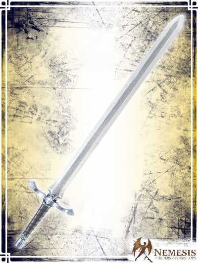 Noble's Sword Swords (Web) Ateliers Nemesis - Artisan Notched Steel Long Wood|Leather Handle