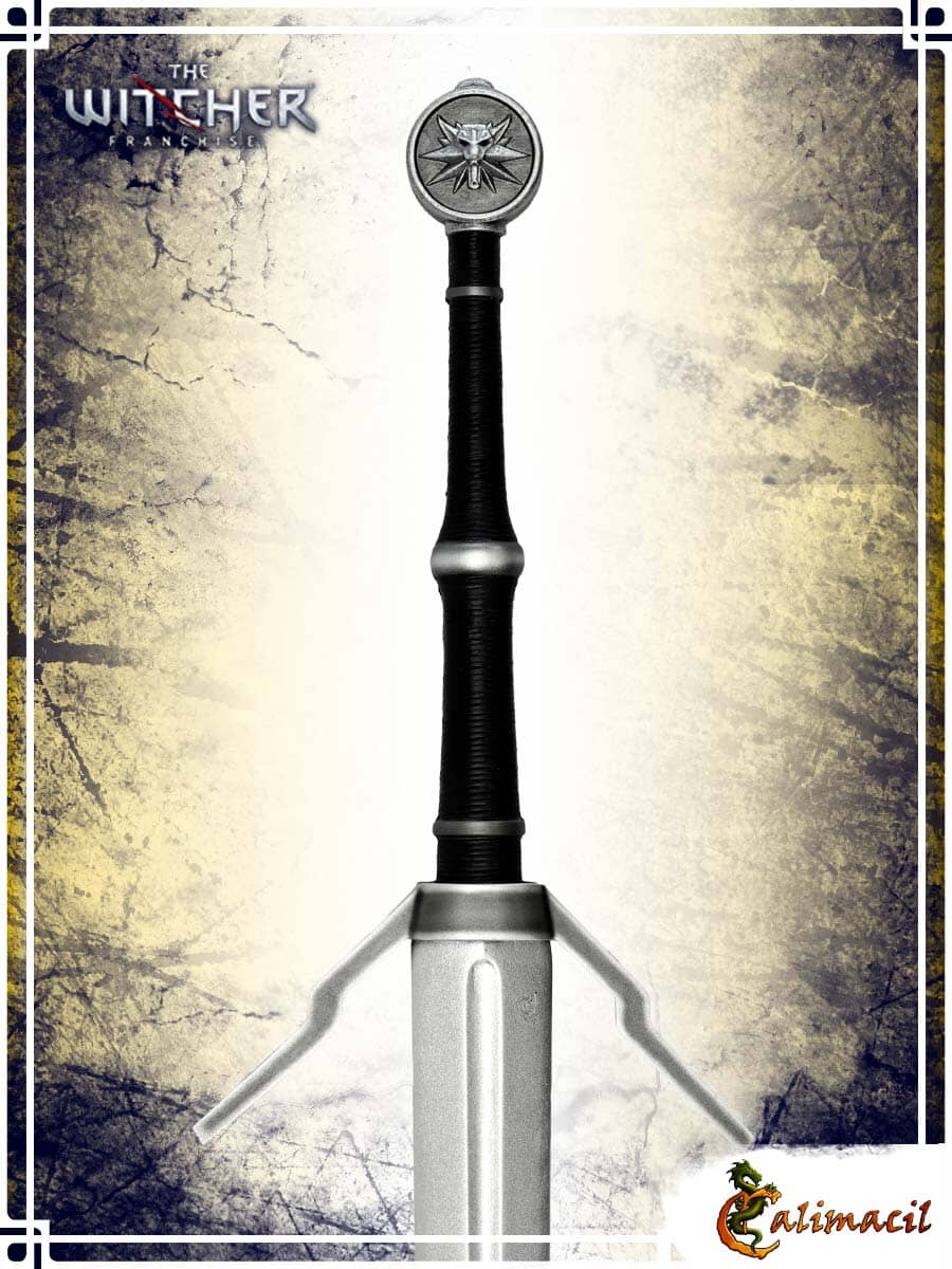 The Witcher - Geralt's Silver Sword (Medallion) Two Handed Swords Calimacil 