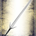 The Witcher - Geralt's Silver Sword (Wolf Heads) Two Handed Swords Calimacil Two-Handed 