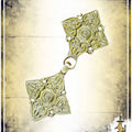 Brass Viking Cloak Clasp Brooch Buttons & Fasteners Lord of Battles 