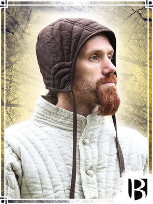 Padded Cap Eisenbrück Gambesons Freyhand Small|Medium Brown 