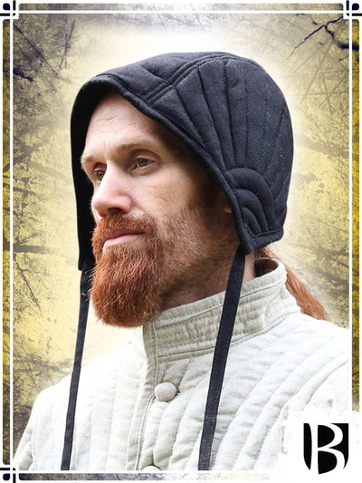 Padded Cap Eisenbrück Gambesons Freyhand Small|Medium Black 