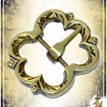 Brass Buckle 1in ½ – Flower Buckles & Belt Tips Lord of Battles 