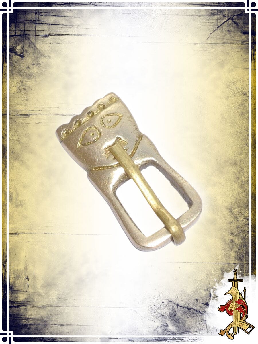 Brass Saxon King Buckle - LB Buckles & Belt Tips Lord of Battles 