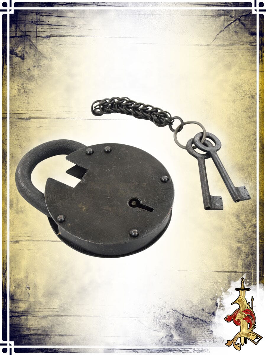 Medieval Padlock with 2 keys in chain – LB Games & Other Accessories Lord of Battles 