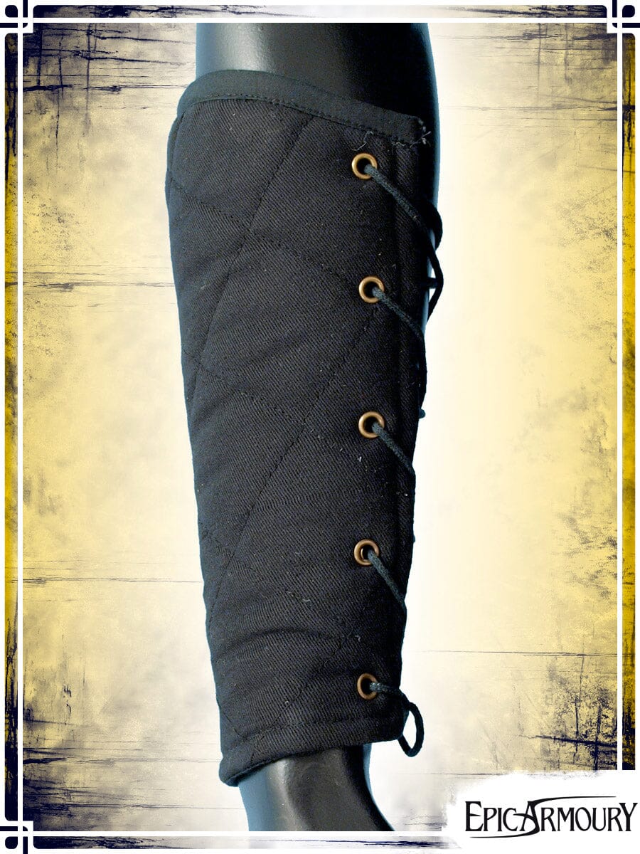 Gambeson Bracers EA - Black Gambesons Epic Armoury 