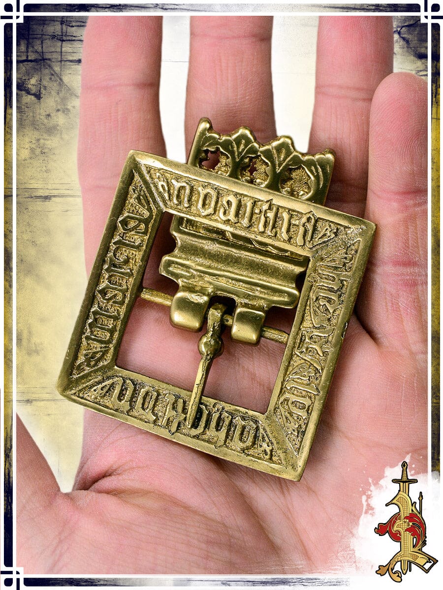 Historic Brass Square Buckle Buckles & Belt Tips Lord of Battles 
